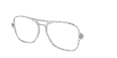 The Silver Sparkle - Angle Top Thumbnail - Pair Eyewear