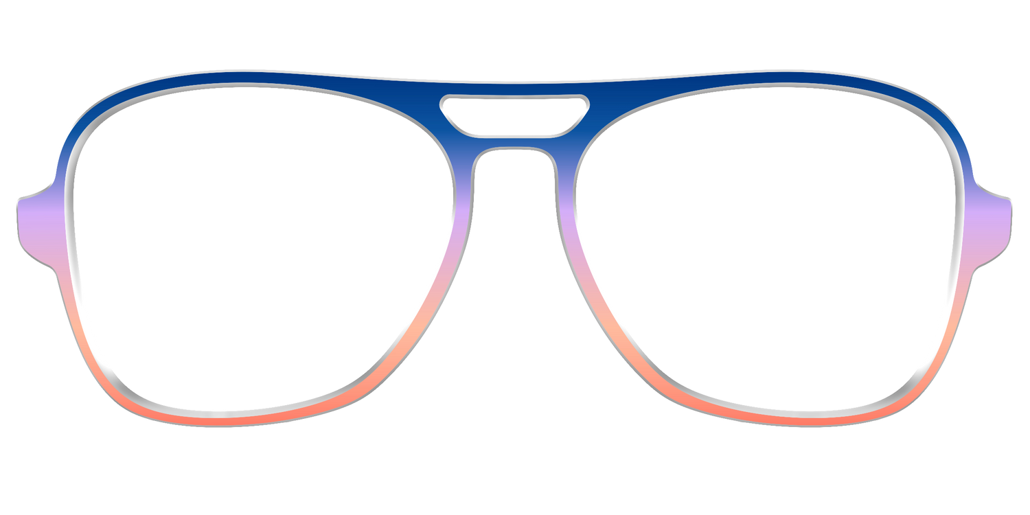 The Sundown Gradient - Front Top Image - Pair Eyewear