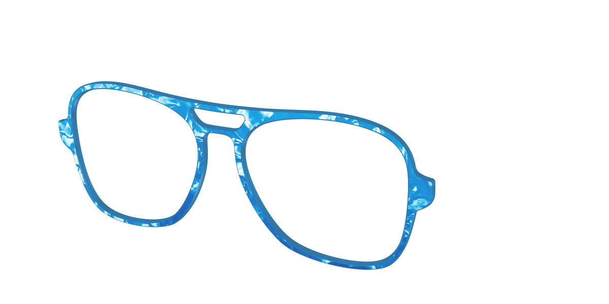 The Topaz Pearl Marble - Angle Top Image - Pair Eyewear
