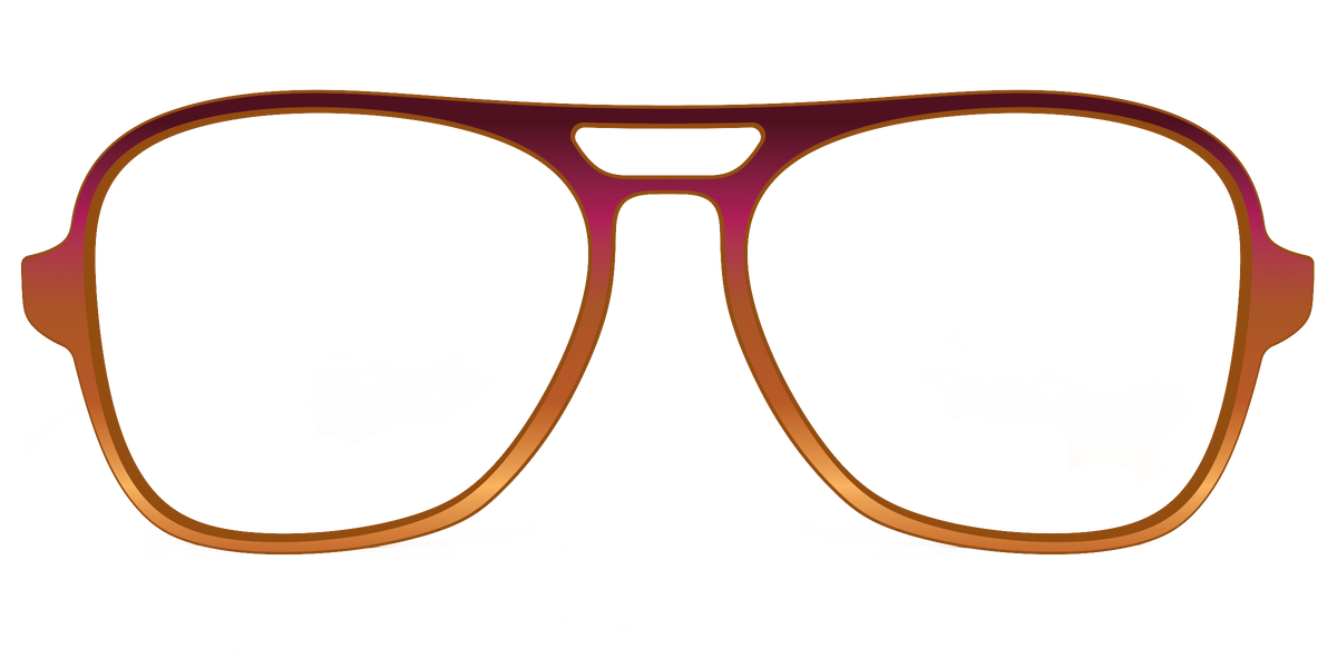 The Umber to Ochre Gradient - Front Top Image - Pair Eyewear