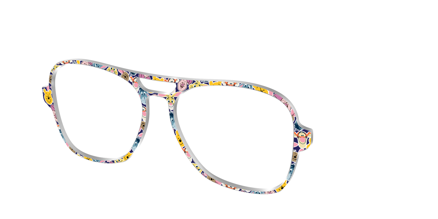 Winnie the Pooh & Friends Stickers - Angle Top Image - Pair Eyewear