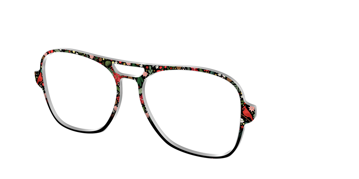 The Winter Wonderland Floral - Angle Top Image - Pair Eyewear