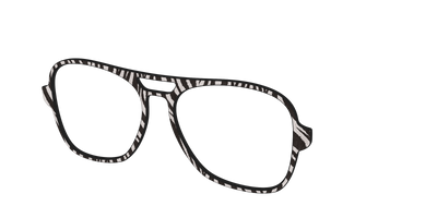 The Zebra Stripes - Angle Top Thumbnail - Pair Eyewear