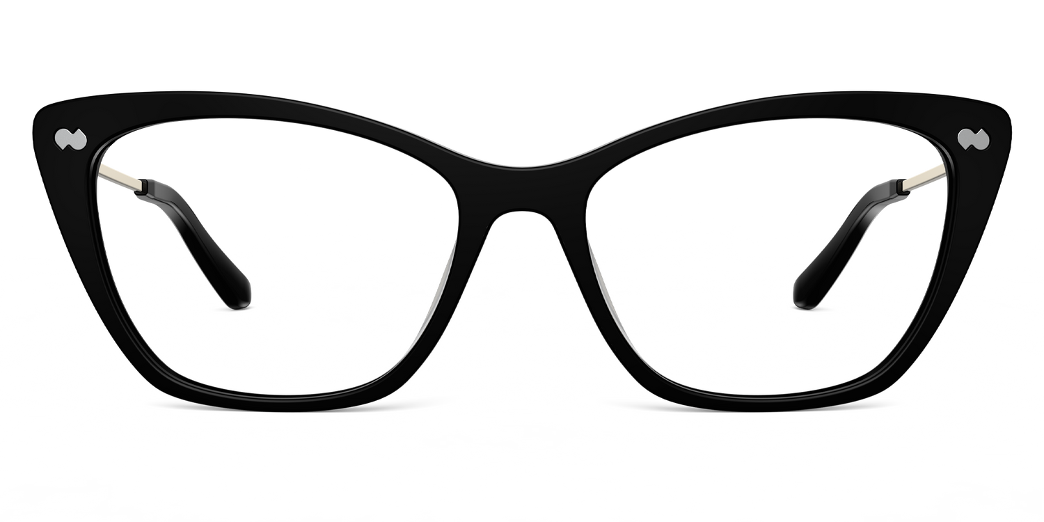 The Wanda - Mixed Material Black Gold Metal