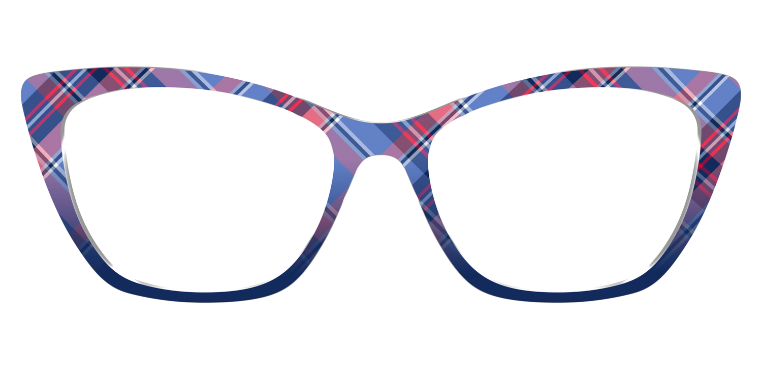 The Admiral Plaid - Front Top Image - Pair Eyewear