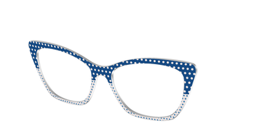 The Aegean Polka Dot Print Mix - Angle Top Thumbnail - Pair Eyewear