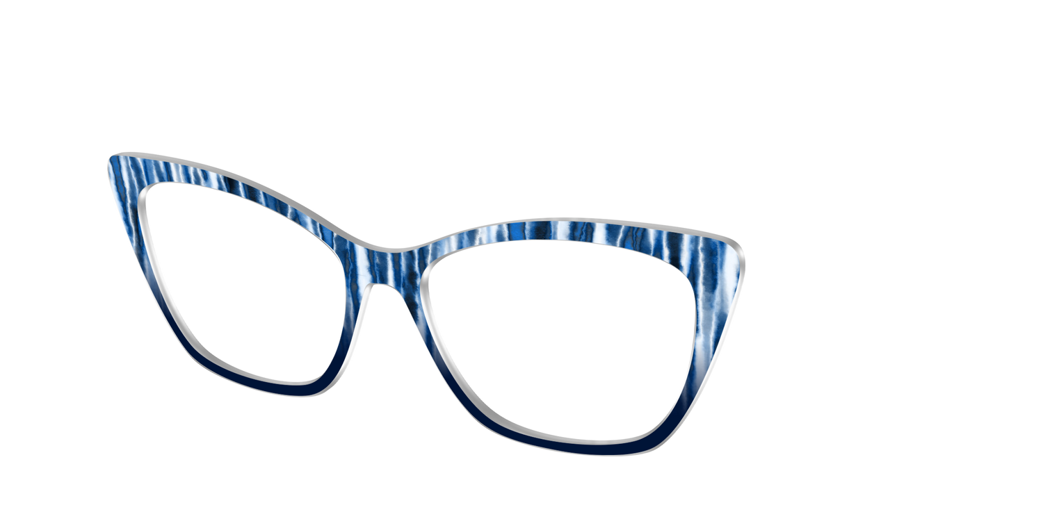 The Azure Tie-Dye - Angle Top Image - Pair Eyewear