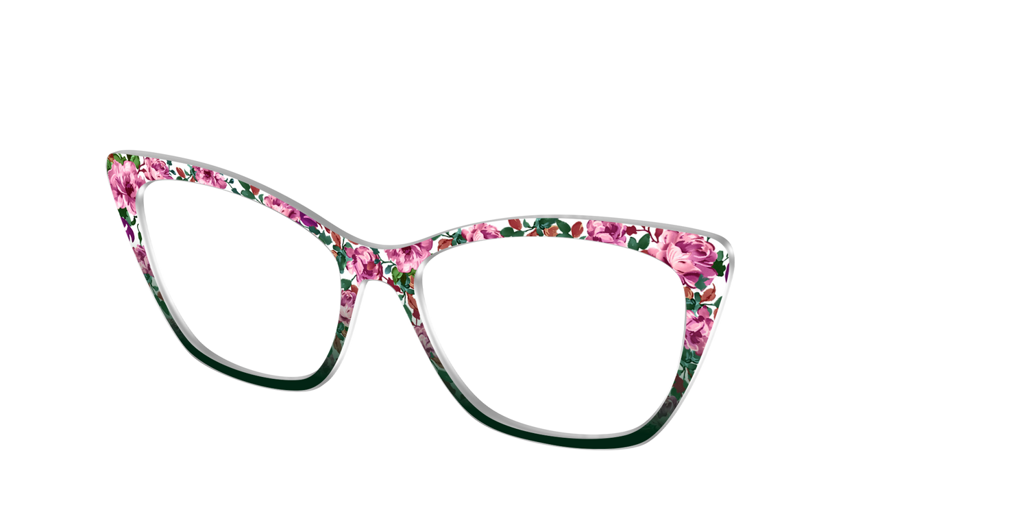 The Baroque Blossoms - Angle Top Image - Pair Eyewear