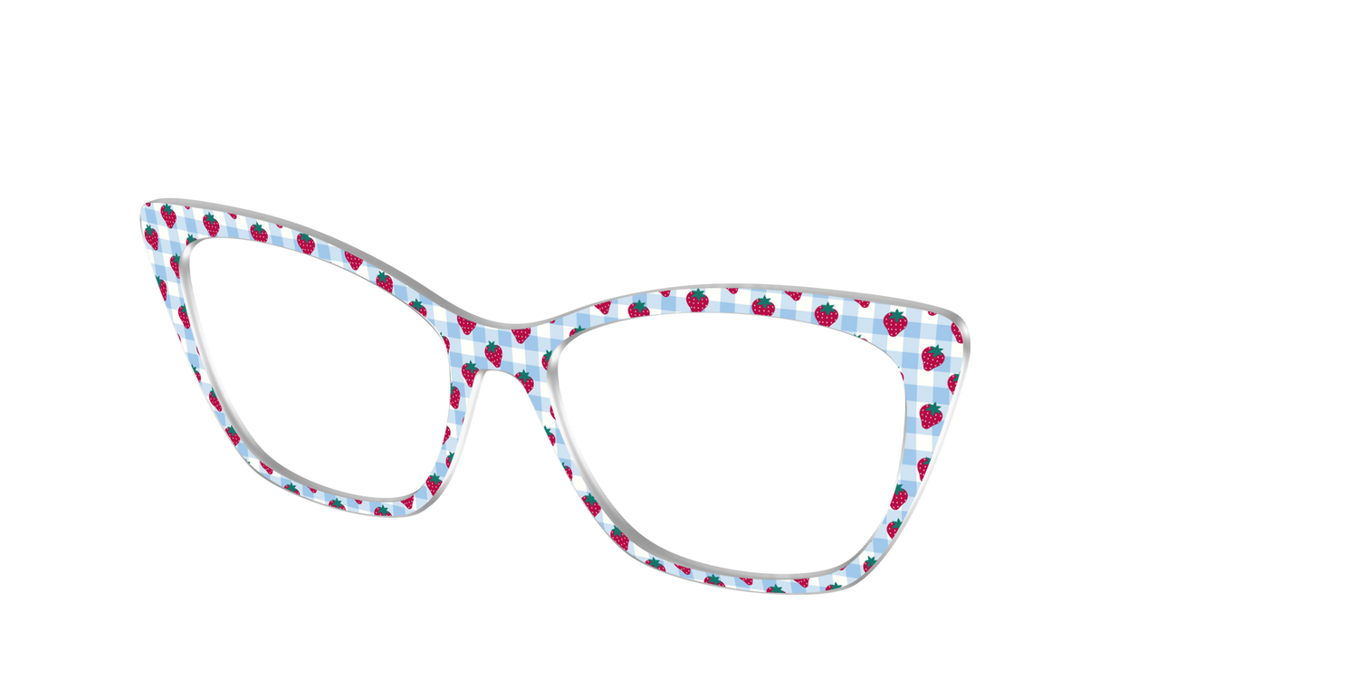The Berry Picnic Gingham - Angle Top Image - Pair Eyewear
