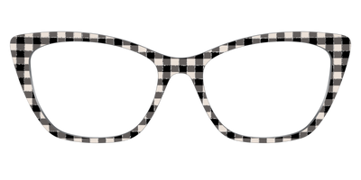 The Black Buffalo Check with Glitter - Front Top Thumbnail - Pair Eyewear