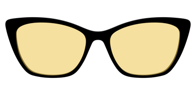 The Black with Driving Lens - Front Top Thumbnail - Pair Eyewear