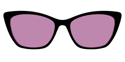 The Black with Pink Racquet Sport Lens - Front Top Thumbnail - Pair Eyewear