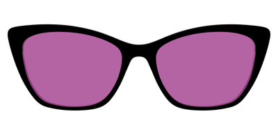 The Black with Violet Golf Lens - Front Top Thumbnail - Pair Eyewear