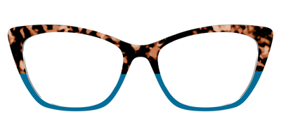 The Bondi Blue Tortoise Split - Front Top Thumbnail - Pair Eyewear