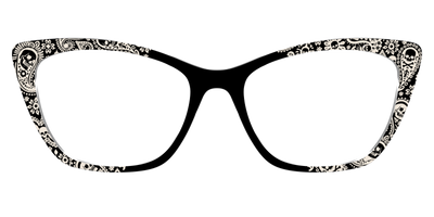 The Bone White Paisley - Front Top Thumbnail - Pair Eyewear