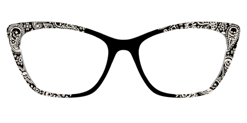 The Bone White Paisley - Pair Eyewear