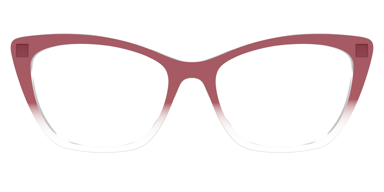 The Burgundy Gradient Crystal - Front Top Image - Pair Eyewear