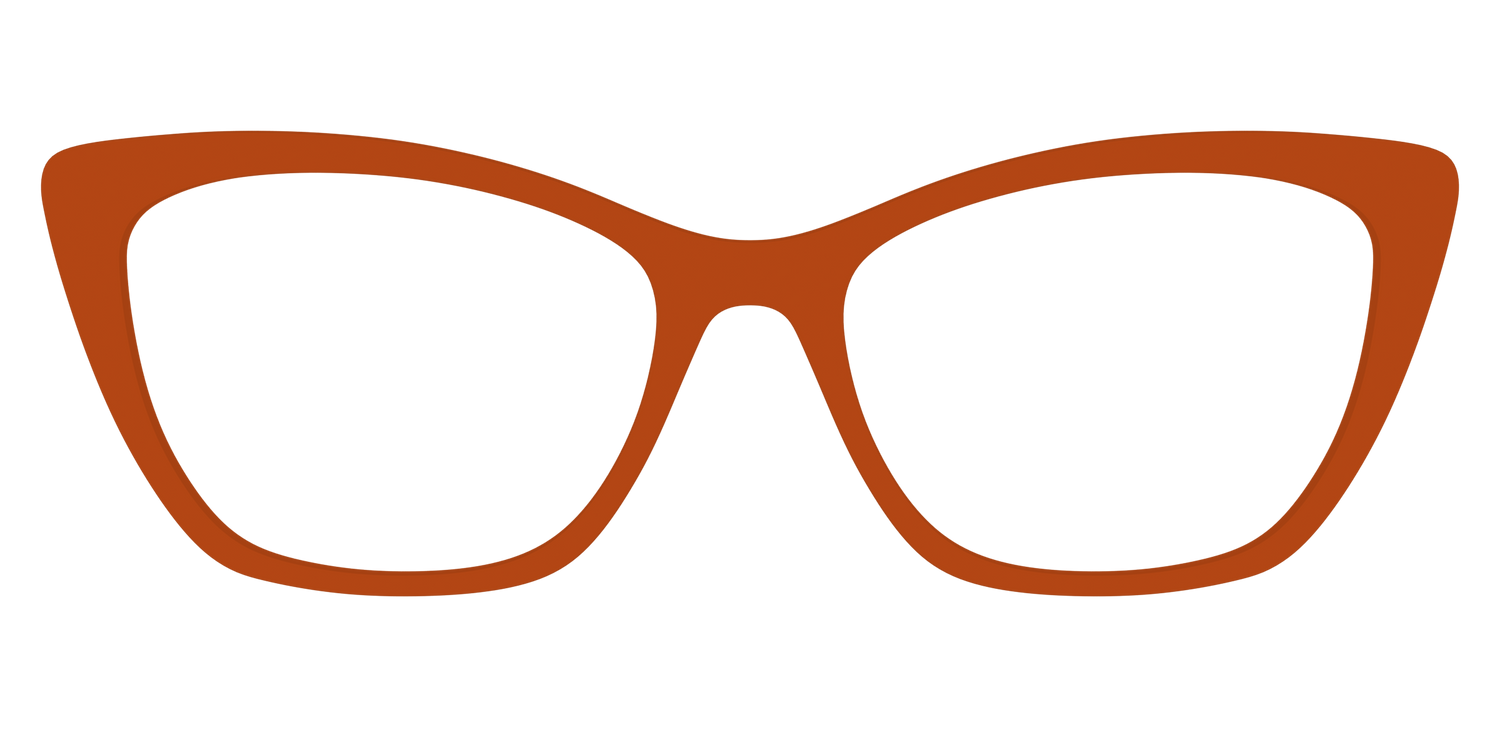 The Burnt Orange - Front Top Image - Pair Eyewear