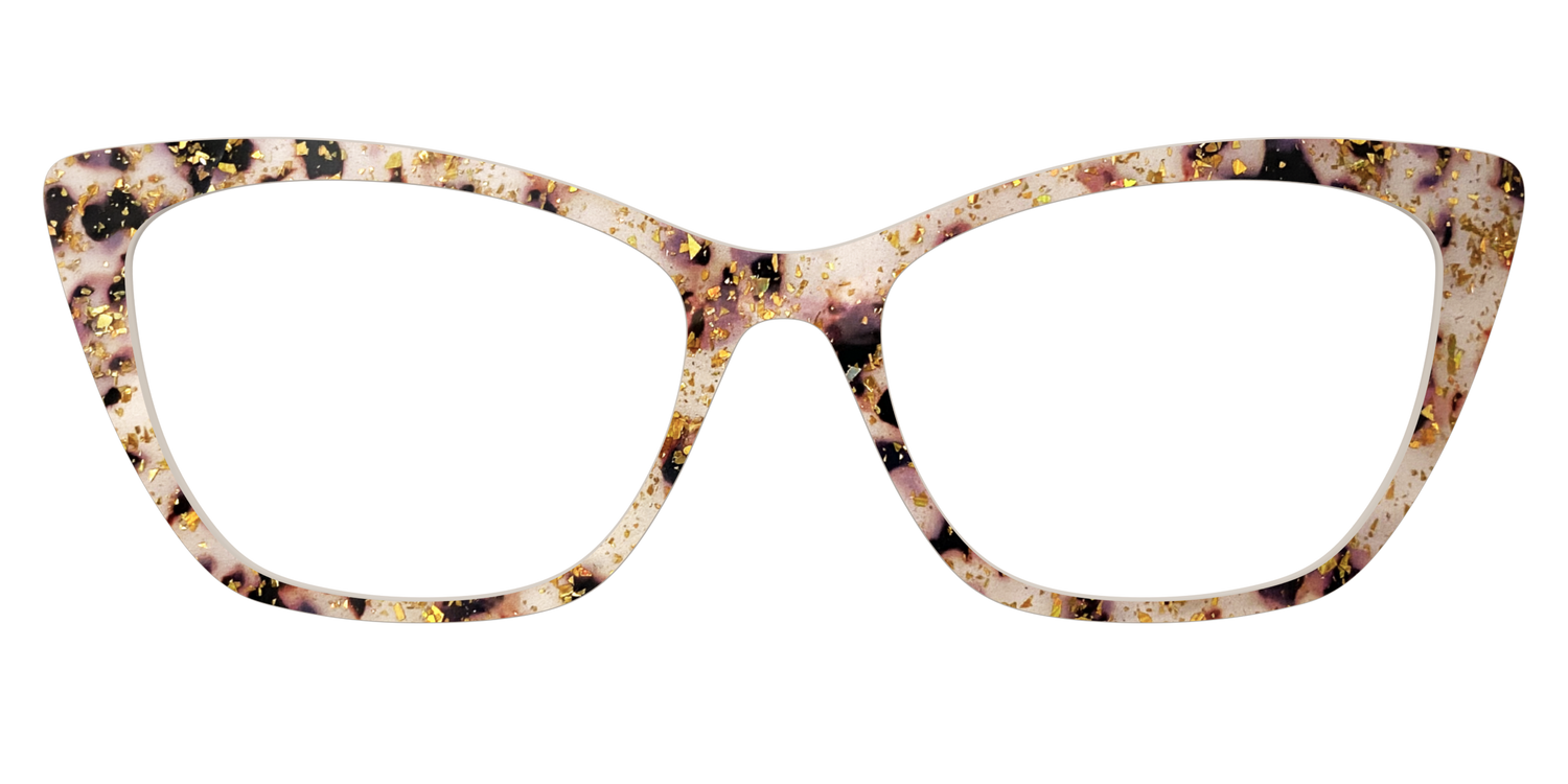The Buttercream Tortoise with Gold Flakes - Front Top Image - Pair Eyewear