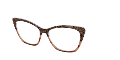 The Cabin Woodgrain Split - Angle Top Thumbnail - Pair Eyewear