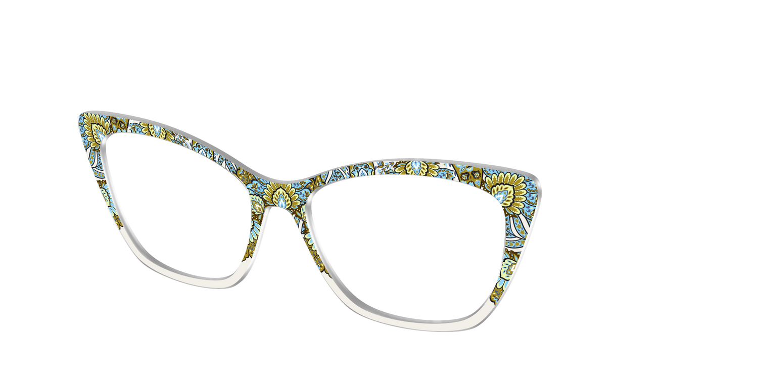 The Canopy Paisley Crown - Angle Top Image - Pair Eyewear
