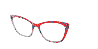 The Captain America Splatter - Angle Top Thumbnail - Pair Eyewear