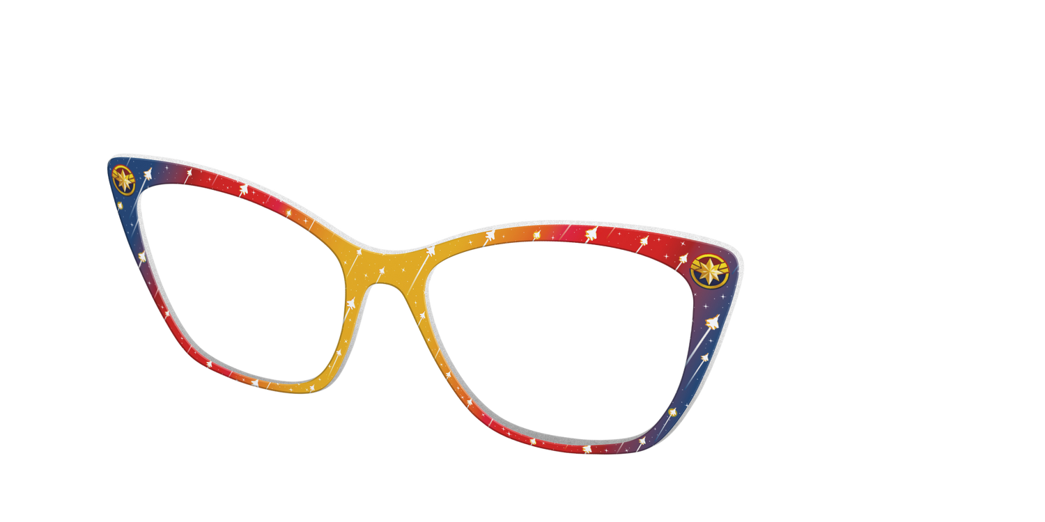 The Captain Marvel Suit - Angle Top Image - Pair Eyewear