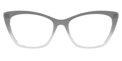 The Charcoal to Light Gray Gradient Crystal - Front Top Thumbnail - Pair Eyewear