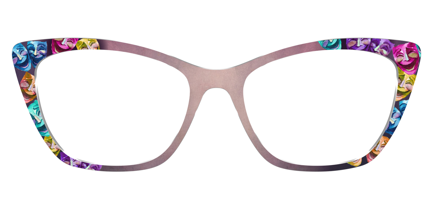 The Comedy Masks - Front Top Image - Pair Eyewear