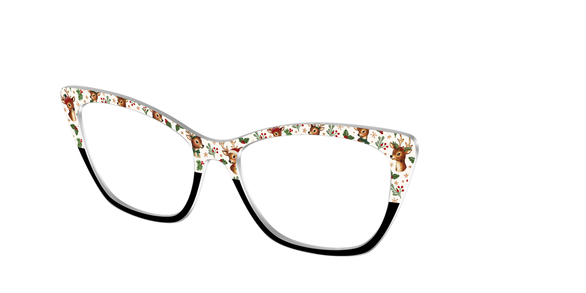 The Dashing Reindeer - Angle Top Image - Pair Eyewear