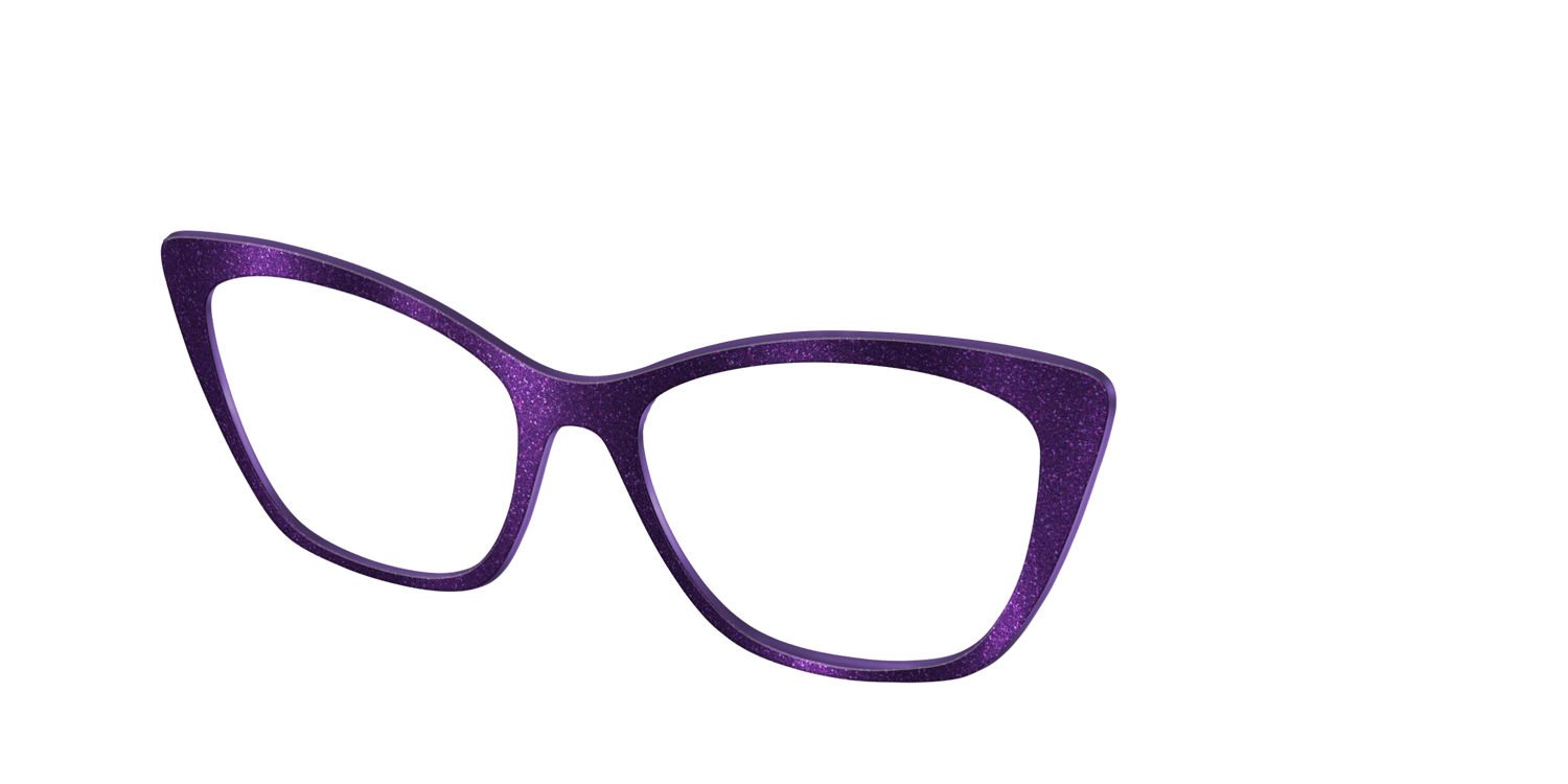 The Deep Purple Shimmer - Angle Top Image - Pair Eyewear