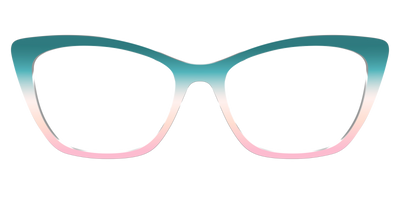 The Deep Sea to Pink Sand Gradient - Front Top Thumbnail - Pair Eyewear