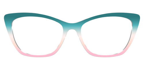 The Deep Sea to Pink Sand Gradient - Pair Eyewear