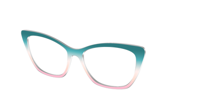 The Deep Sea to Pink Sand Gradient - Angle Top Thumbnail - Pair Eyewear