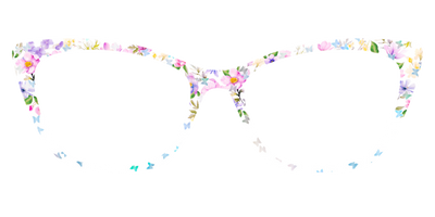 The Delicate Flower Crown with Butterfly Glitter - Front Top Thumbnail - Pair Eyewear