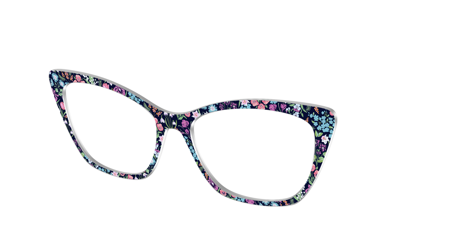 The Demure Blossoms - Angle Top Image - Pair Eyewear