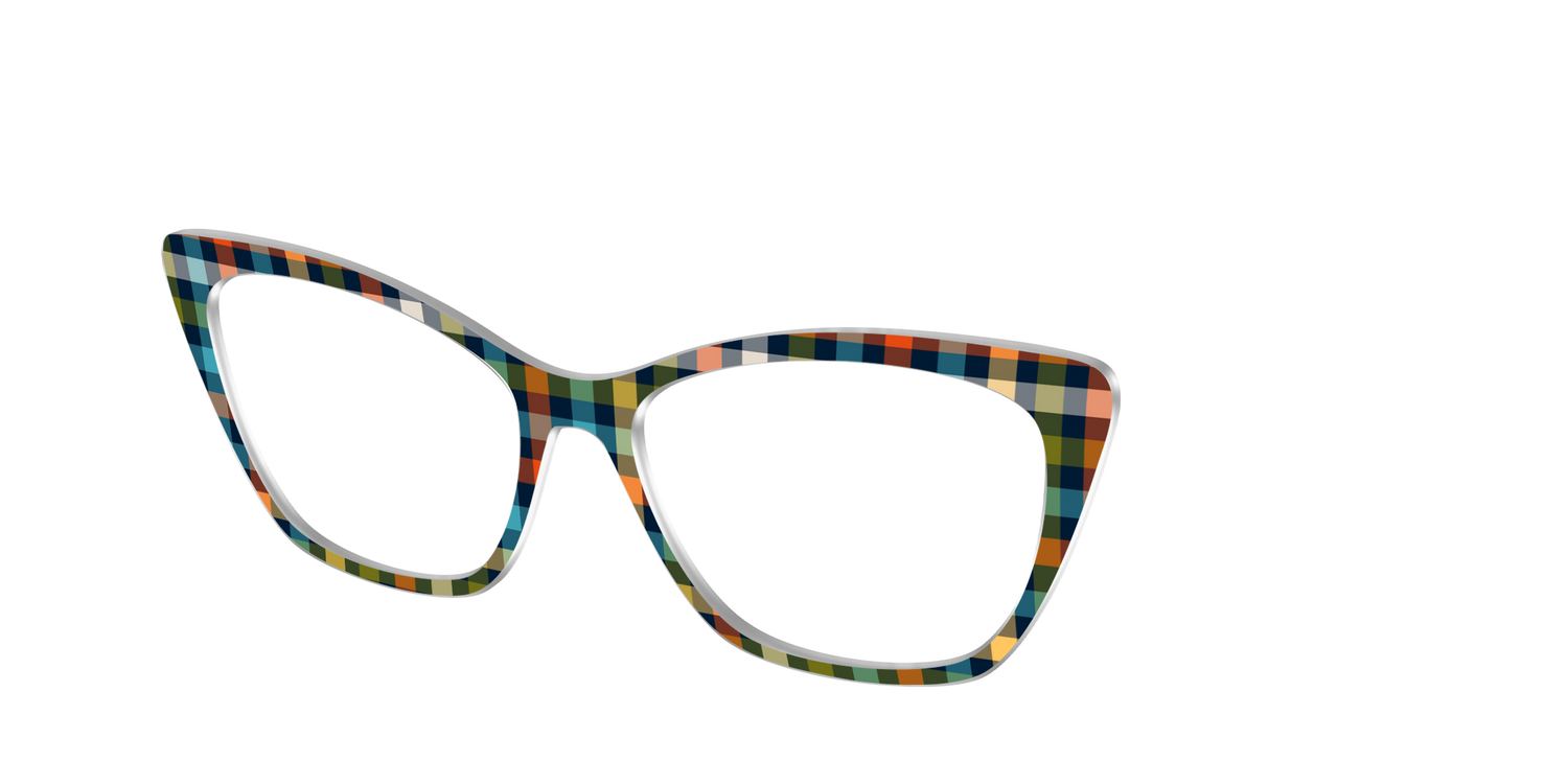 The Dockside Gingham - Angle Top Image - Pair Eyewear
