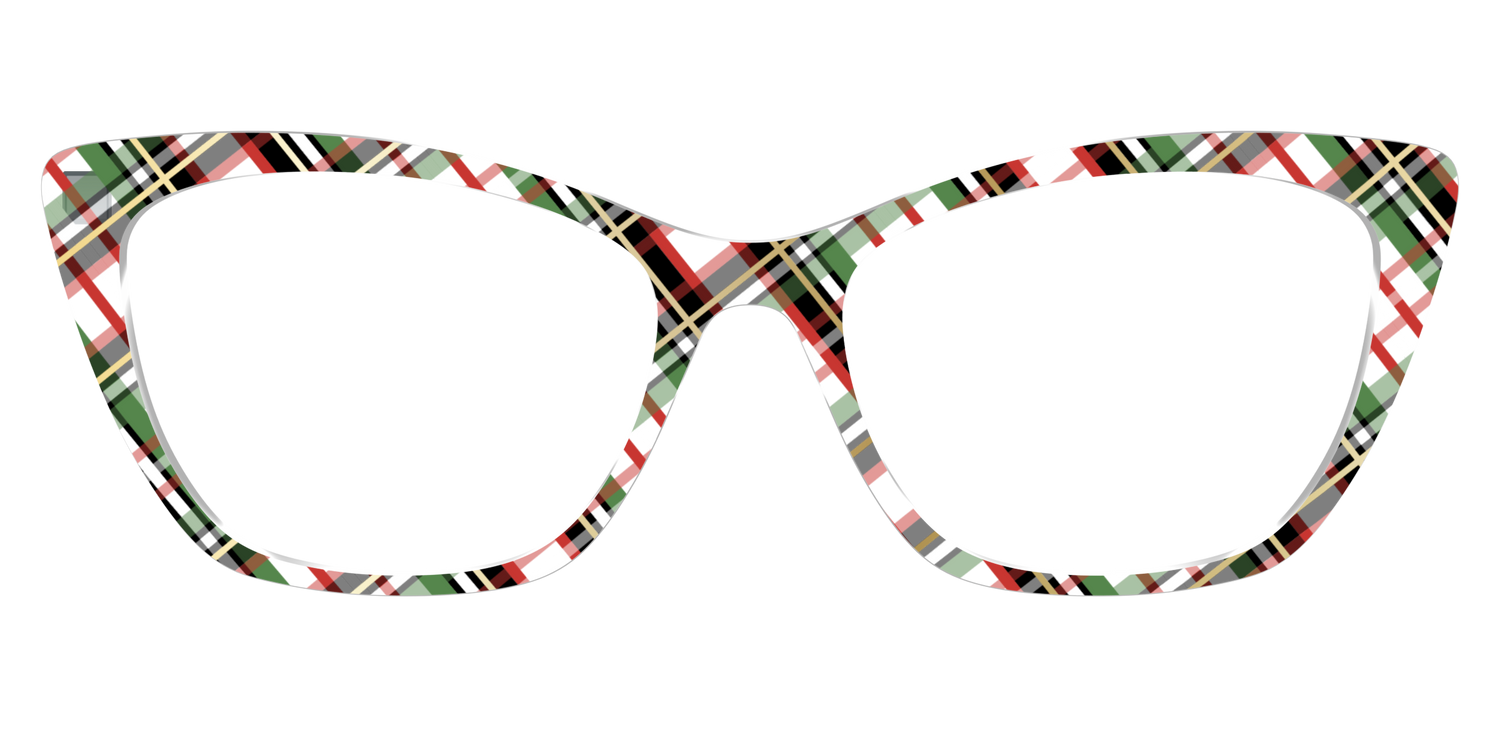 The Evergreen Plaid with Foil Crystal