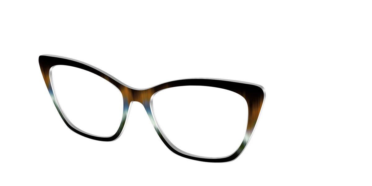 The Fiery Bronze Gradient - Angle Top Image - Pair Eyewear