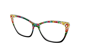 The Flamingo Stained Glass - Angle Top Thumbnail - Pair Eyewear
