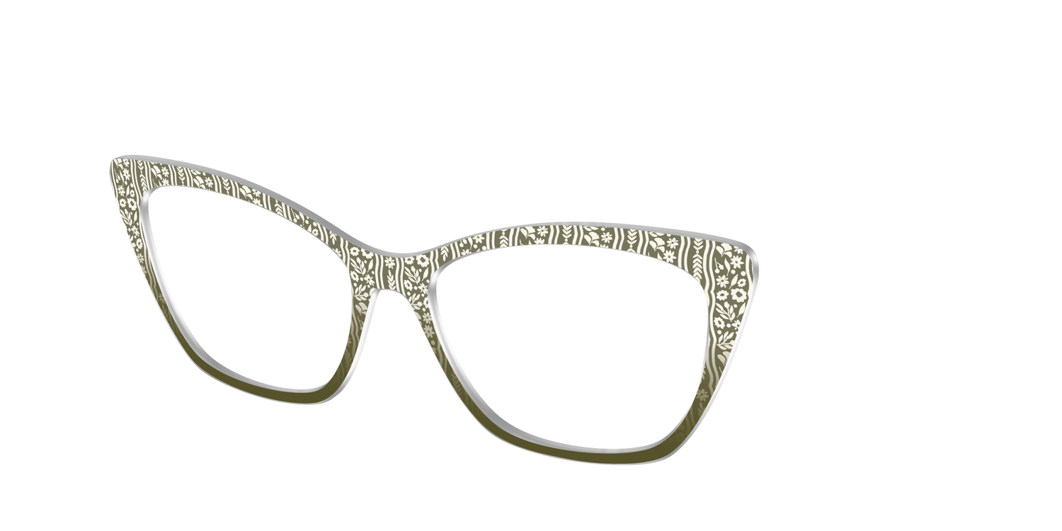 The Floret Stripes - Angle Top Image - Pair Eyewear