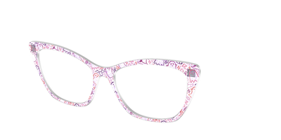 The Frightfully Fun Doodles Crystal - Angle Top Thumbnail - Pair Eyewear