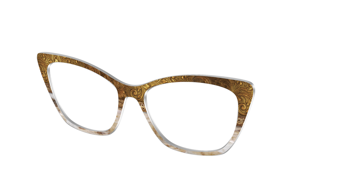 The Gilded Horn Split - Angle Top Image - Pair Eyewear