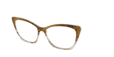 The Gilded Horn Split - Angle Top Thumbnail - Pair Eyewear