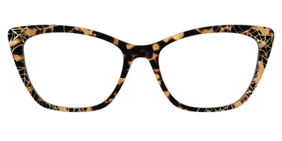 The Haunted Tortoise with Gold Foil Webs - Front Top Thumbnail - Pair Eyewear