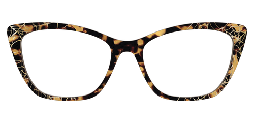 The Haunted Tortoise with Gold Foil Webs - Pair Eyewear