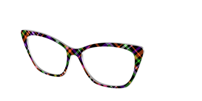 The Hexed Plaid - Angle Top Thumbnail - Pair Eyewear
