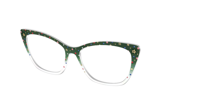 The Holiday Bauble with Foil Crystal - Angle Top Thumbnail - Pair Eyewear