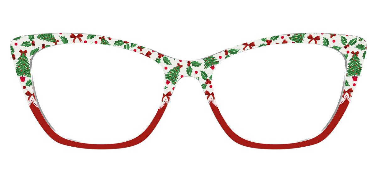 The Holly Jolly Split - Front Top Image - Pair Eyewear
