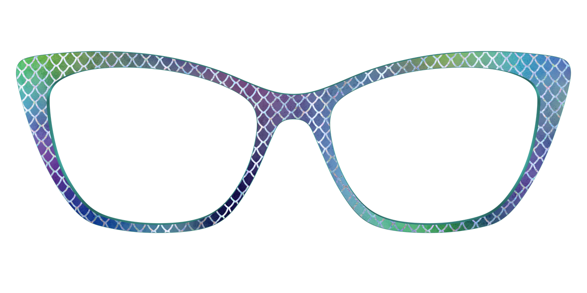 The Holographic Dragon Scales - Front Top Image - Pair Eyewear